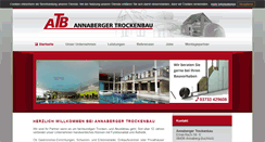 Desktop Screenshot of annaberger-trockenbau.de